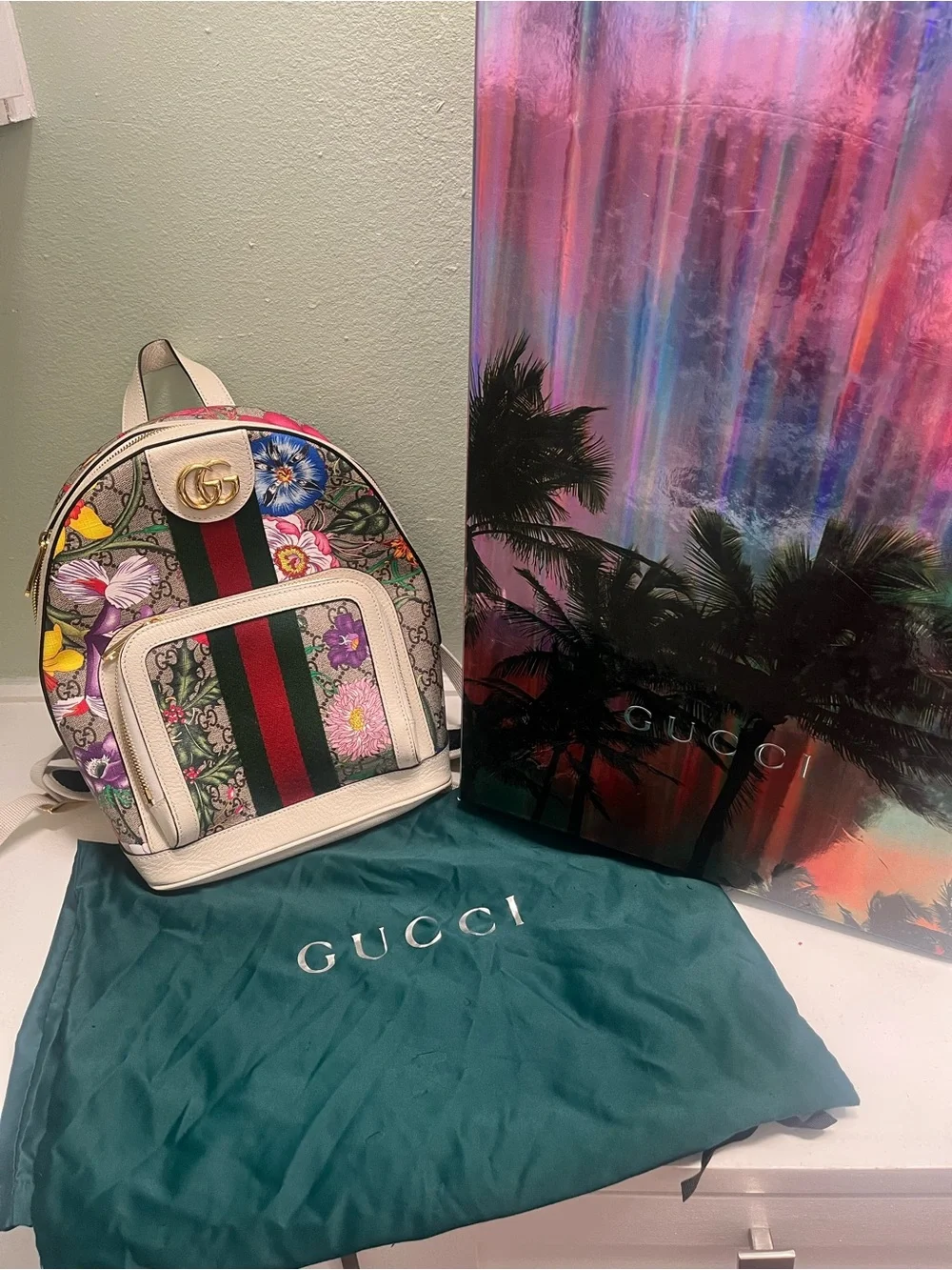 Gucci Flora Ophidia small Backpack